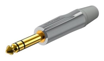 Разъем Roxtone PJ3X-GG Jack 6,3 plug (stereo) - вид 1 миниатюра