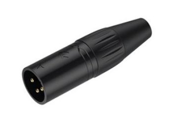 Разъем Roxtone RX3MP-BG XLR male (папа) - вид 1 миниатюра