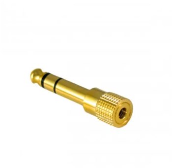 Jack adaptor plugged 3,5mm socket to 6,3mm jack - вид 1 миниатюра