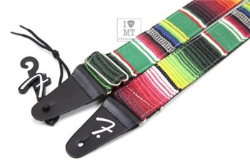 Ремень гитарный FENDER STRAP 2 SERAPE GREEN MULTI - вид 3 миниатюра