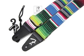 Ремень гитарный FENDER STRAP 2 SERAPE BLUE MULTI - вид 3 миниатюра