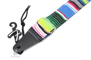 Ремень гитарный FENDER STRAP 2 SERAPE BLUE MULTI - вид 5 миниатюра