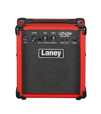 Комбопідсилювач для бас-гітари Laney LX10B-RED - вид 1 мініатюра