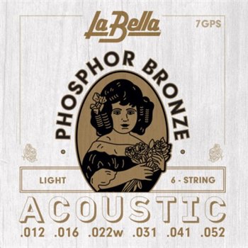 Струни для акустичноЇ гітари La Bella 7GPS - вид 1 мініатюра