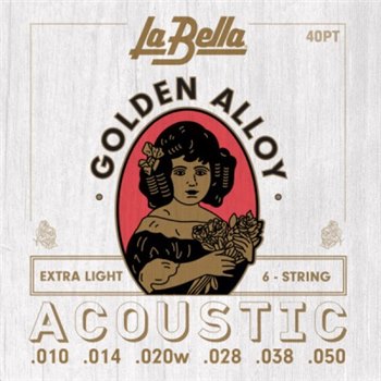 Струны для акустической гитары La Bella 40PT - вид 1 миниатюра