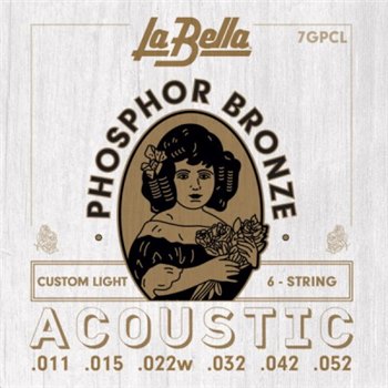 Струни для акустичної гітари La Bella 7GPCL - вид 1 мініатюра
