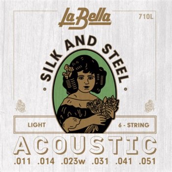 Струни для акустичної гітари La Bella 710L - вид 1 мініатюра
