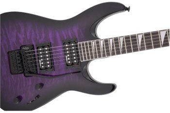 JACKSON JS32Q DKA DINKY ARCH TOP TRANSPARENT PURPLE BURST Електрогітара - вид 9 мініатюра