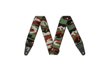 FENDER STRAP 2&quot; WEIGHLESS CAMO WOODLAND Ремень гитарный