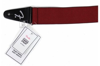 FENDER STRAP 2 WEIGHLESS TWEED RED Ремень гитарный - вид 1 миниатюра