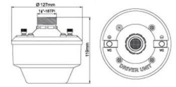 Драйвер для рупорного динамика L-Frank Audio HD100B, 100Вт, 16 Ом - вид 1 миниатюра