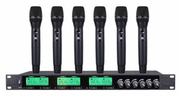 Бездротова мікрофонна система Emiter-S TA-7806 із ручними мікрофонами - вид 1 мініатюра