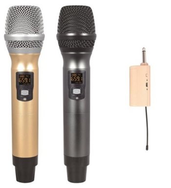 Бездротова мікрофонна система Emiter-S TA-U02 із ручними мікрофонами - вид 1 мініатюра