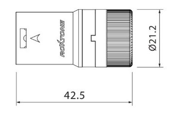 Роз'єм XLR Roxtone LX3M тато низькопрофільний обертовий - вид 1 мініатюра