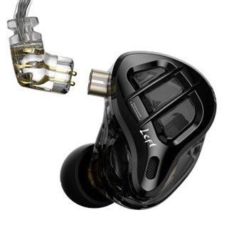 Навушники провідні KZ Audio ZAR BLACK NO MIC - вид 3 мініатюра