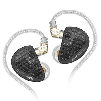 Навушники провідні KZ Audio AS16 PRO BLACK NO MIC - вид 1 мініатюра