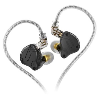 Навушники провідні KZ Audio ZS10 PRO X BLACK NO MIC - вид 1 мініатюра