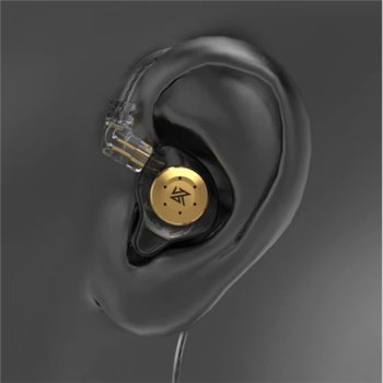 Навушники провідні KZ Audio EDX PRO BLACK MIC - вид 3 мініатюра