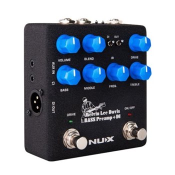 Предусилитель басовый NUX MLD Bass Preamp + DI Pedal (NBP-5) - вид 5 миниатюра