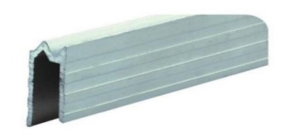Алюминиевый профиль NGY-068-7 для 7 мм деревянных панелей