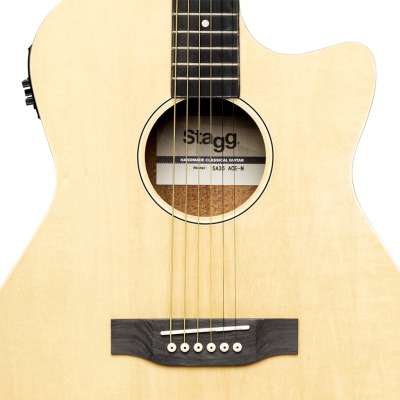 Электроакустическая гитара Stagg SA35 ACE-N - вид 9 миниатюра