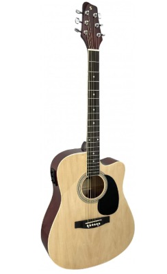 Электроакустическая гитара Stagg SA20DCE NAT - вид 1 миниатюра