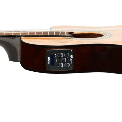 Електроакустична гітара Stagg SCL60 TCE-NAT - вид 13 мініатюра