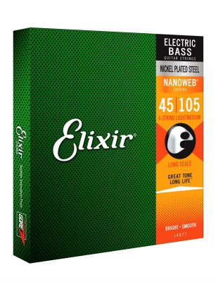 Набір струн для електро-, бас гітари Elixir 14077 4S LM - вид 1 мініатюра
