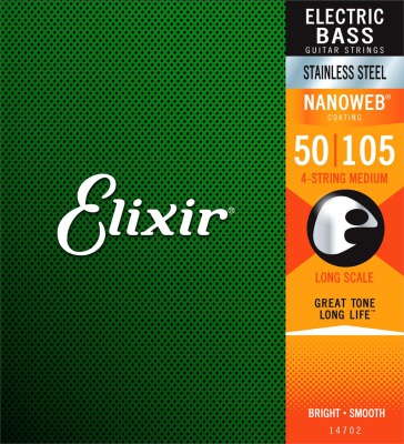 Набір струн Elixir 14702 4S M SS - вид 1 мініатюра