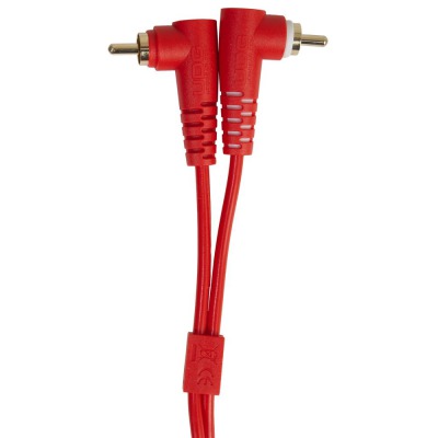 Кабель UDG Set RCA Straight-RCA Angled Red 3m (U97005RD) - вид 1 миниатюра