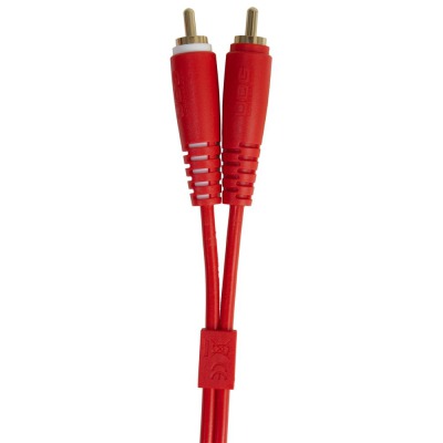 Кабель UDG Set RCA Straight-RCA Angled Red 3m (U97005RD) - вид 3 миниатюра