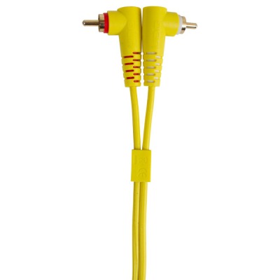 Кабель UDG Set RCA Straight-RCA Angled Yellow 3m (U97005YL) - вид 1 мініатюра