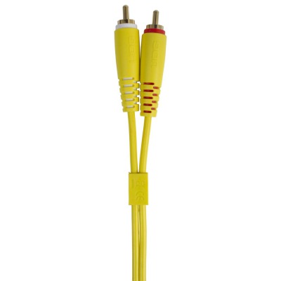 Кабель UDG Set RCA Straight-RCA Angled Yellow 3m (U97005YL) - вид 3 миниатюра