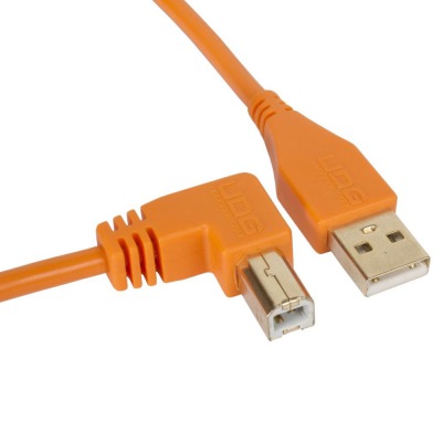 Кабель UDG Ultimate Audio Cable USB 2.0 A-B Orange Angled - вид 5 мініатюра