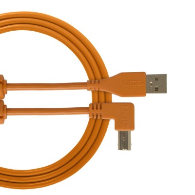 Кабель UDG Ultimate Audio Cable USB 2.0 A-B Orange Angled - вид 1 мініатюра