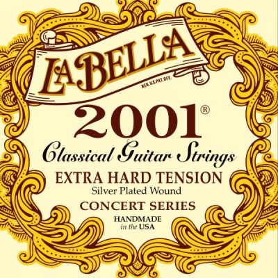 Струни для класичної гітари La Bella 2001EX-HARD - вид 1 мініатюра