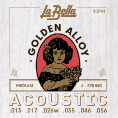 Струни для акустичної гітари La Bella 40PM - вид 1 мініатюра