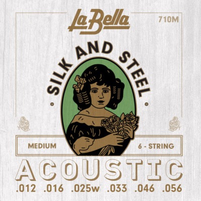 Струни для акустичної гітари La Bella 710M - вид 1 мініатюра