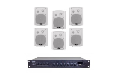 Комплект звука DV audio LA1206PB5TW для помещения до 160 м.кв - вид 1 миниатюра