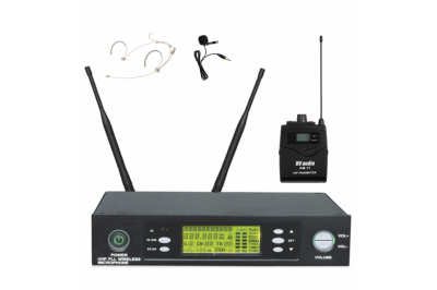 Радіосистема DV audio WMS-11T з поясним передавачем (гарнітура+петличка) - вид 1 мініатюра
