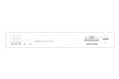 Комплект звуку DV audio LA808CON1B для приміщення до 160м.кв. - вид 3 мініатюра