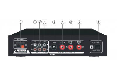 Комплект звука DV audio MA402MS4B для помещения до 40м. - вид 3 миниатюра