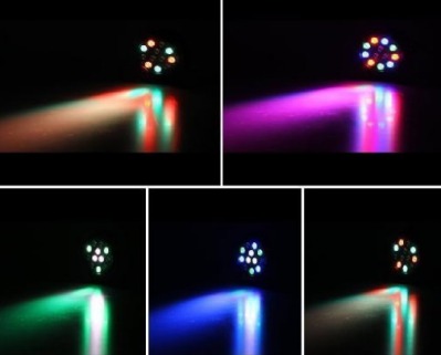 Світловий прилад New Light BAT-12 LED MINI PAR LIGHT 12*1.5W RGB - вид 1 мініатюра