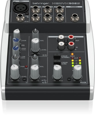 Мікшер BEHRINGER XENYX 502S - вид 4 мініатюра