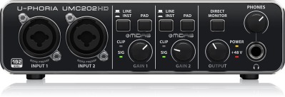 Звукова карта BEHRINGER UMC202HD - вид 1 мініатюра