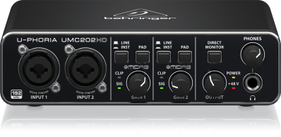 Звукова карта BEHRINGER UMC202HD - вид 10 мініатюра