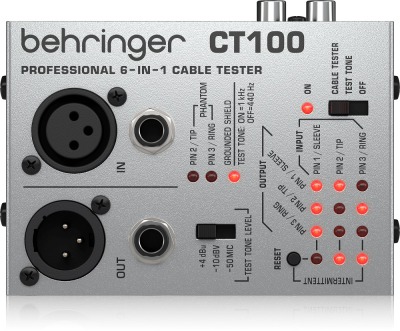 Кабельний тестер BEHRINGER CT100 - вид 1 мініатюра