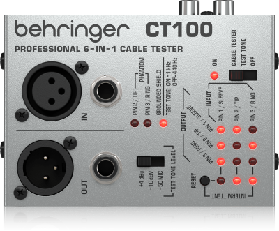 Кабельный тестер BEHRINGER CT100 - вид 8 миниатюра