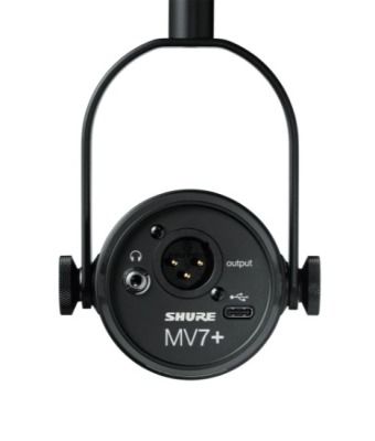 Микрофон для подкастов SHURE MV7+-K - вид 4 миниатюра