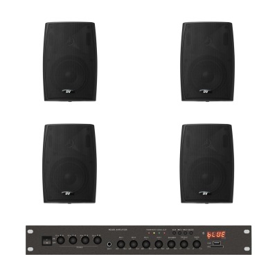 Комплект звука DV audio LA804PB4B для помещения до 120м.кв - вид 1 миниатюра